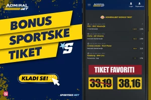 AdmiralBet bonus tiket - Zvezda, Porto, PSV i Salcburg za kvotu 38,16
